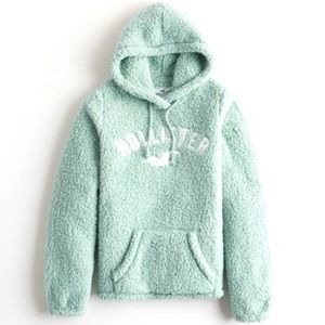 Hollister Logo Sherpa Hoodie